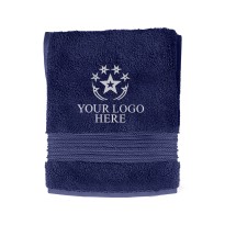 A Custom Embroidered Logo With Hotel Name Terry Towel 500 GSM